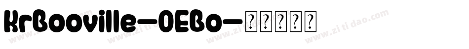 KrBooville-OEBo字体转换