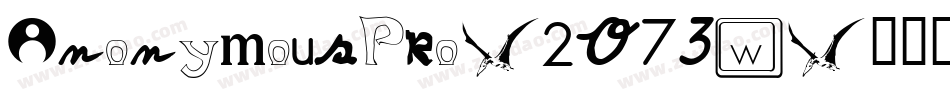 AnonymousPro-2O73w字体转换