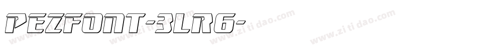 PezFont-3lr6字体转换