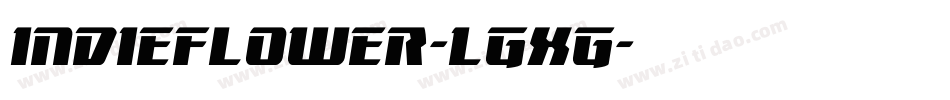 IndieFlower-LGxG字体转换