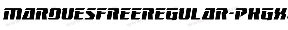 MarquesFreeRegular-PKGxg字体转换