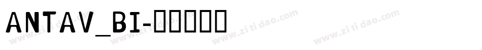 ANTAV_BI字体转换