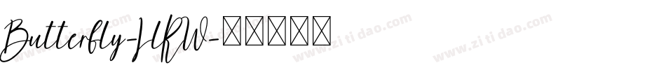 Butterfly-LlRW字体转换
