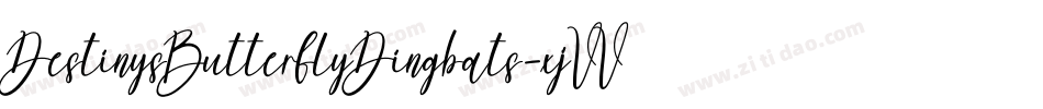 DestinysButterflyDingbats-xjVV字体转换