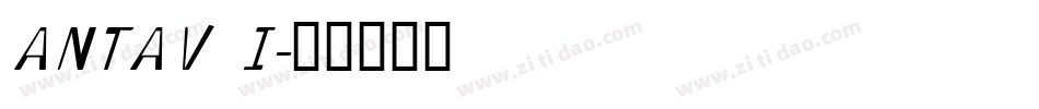 ANTAV_I字体转换