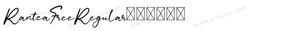 RantcaFreeRegular字体转换