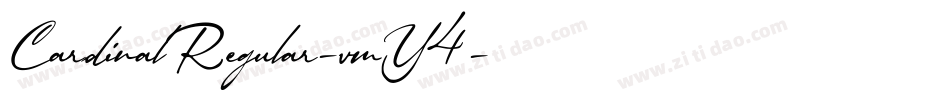 CardinalRegular-vmY4字体转换 CardinalRegular-vmY4字体转换