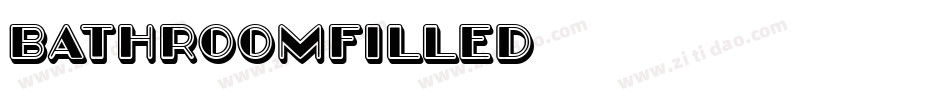 BathroomFilled字体转换 BathroomFilled字体转换