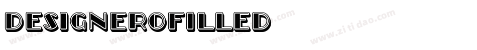 DesigneroFilled字体转换