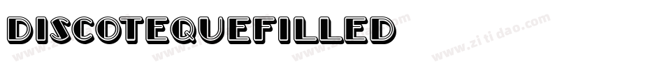 DiscotequeFilled字体转换