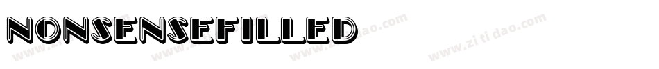 NonsenseFilled字体转换