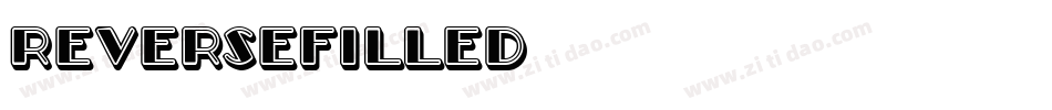 ReverseFilled字体转换