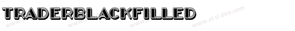 TraderBlackFilled字体转换
