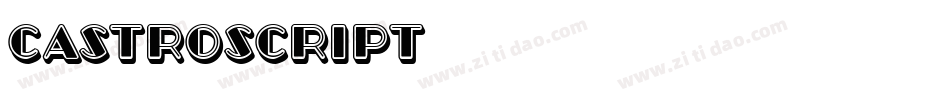 castroscript字体转换