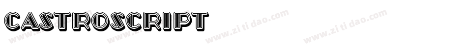 castroscript字体转换