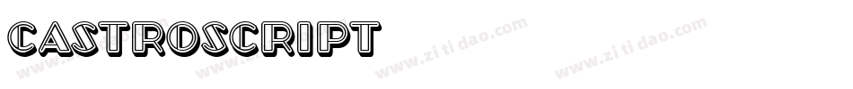 castroscript字体转换