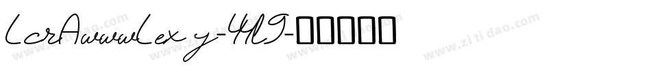 LcrAwwwLexy-44l9字体转换