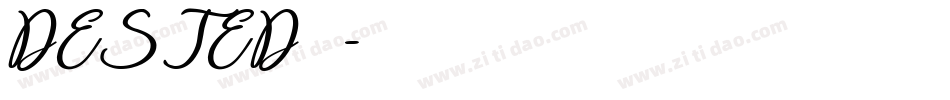 DESTED转换器字体转换