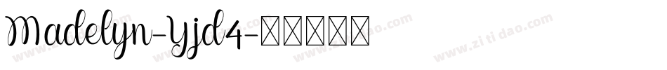 Madelyn-Yjd4字体转换