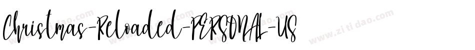 Christmas-Reloaded-PERSONAL-USE字体转换