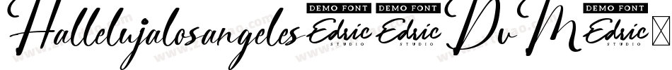 Hallelujalosangeles-1DvM字体转换