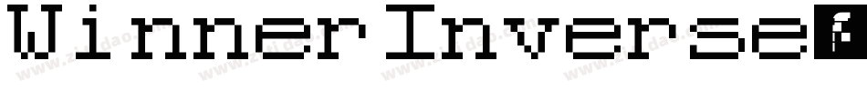 WinnerInverse-w13x8字体转换
