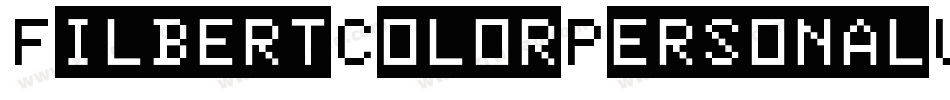 FilbertColorPersonalUse-PJpx字体转换