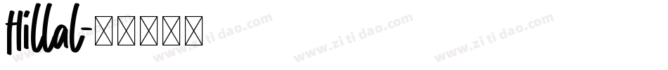 Hillal字体转换