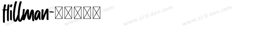 Hillman字体转换