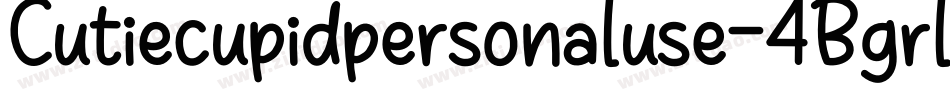Cutiecupidpersonaluse-4Bgrl字体转换