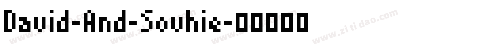 David-And-Sovhie字体转换
