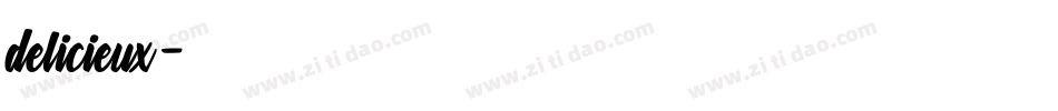delicieux字体转换