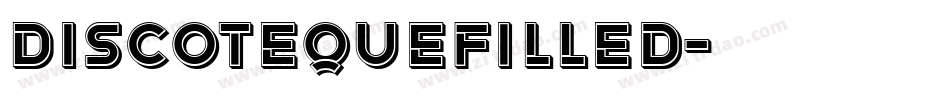 DiscotequeFilled字体转换
