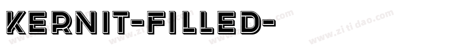 Kernit-Filled字体转换