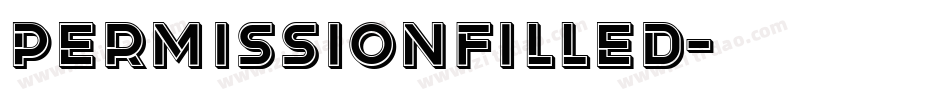 PermissionFilled字体转换