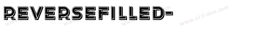 ReverseFilled字体转换