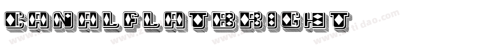 CanalFlatBright字体转换