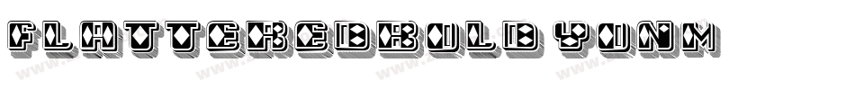 FlatteredBold-yonM字体转换