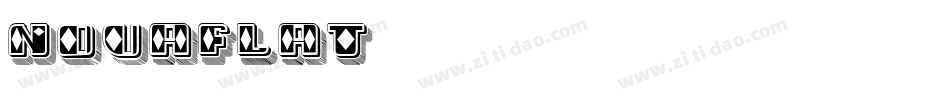 NovaFlat字体转换
