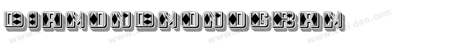 DiamondMonogram字体转换