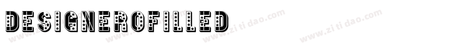 DesigneroFilled字体转换
