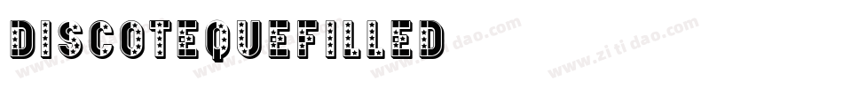 DiscotequeFilled字体转换