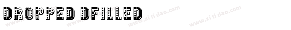 Dropped3DFilled字体转换