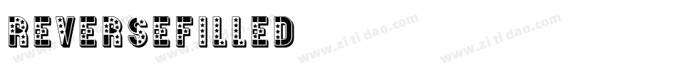 ReverseFilled字体转换