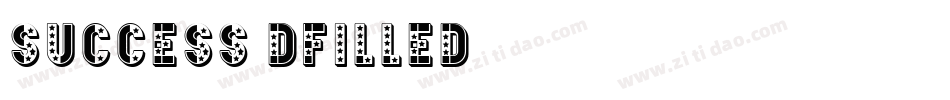 Success3DFilled字体转换