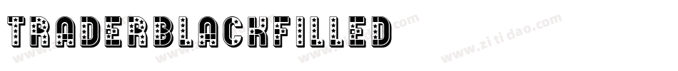 TraderBlackFilled字体转换