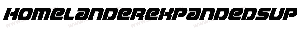 HomelanderExpandedSuperItal-YzXMq字体转换