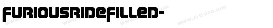 FuriousRideFilled字体转换