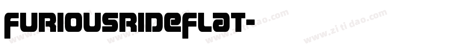 FuriousRideFlat字体转换