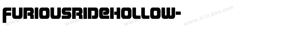 FuriousRideHollow字体转换